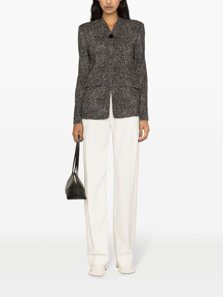 Black Anais Single-breasted Blazer