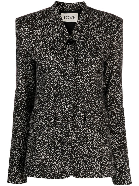 Black Anais Single-breasted Blazer