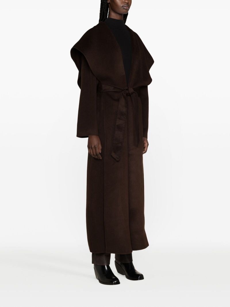 Brown Zinnia Wool Coat