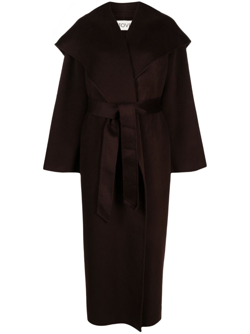 Brown Zinnia Wool Coat