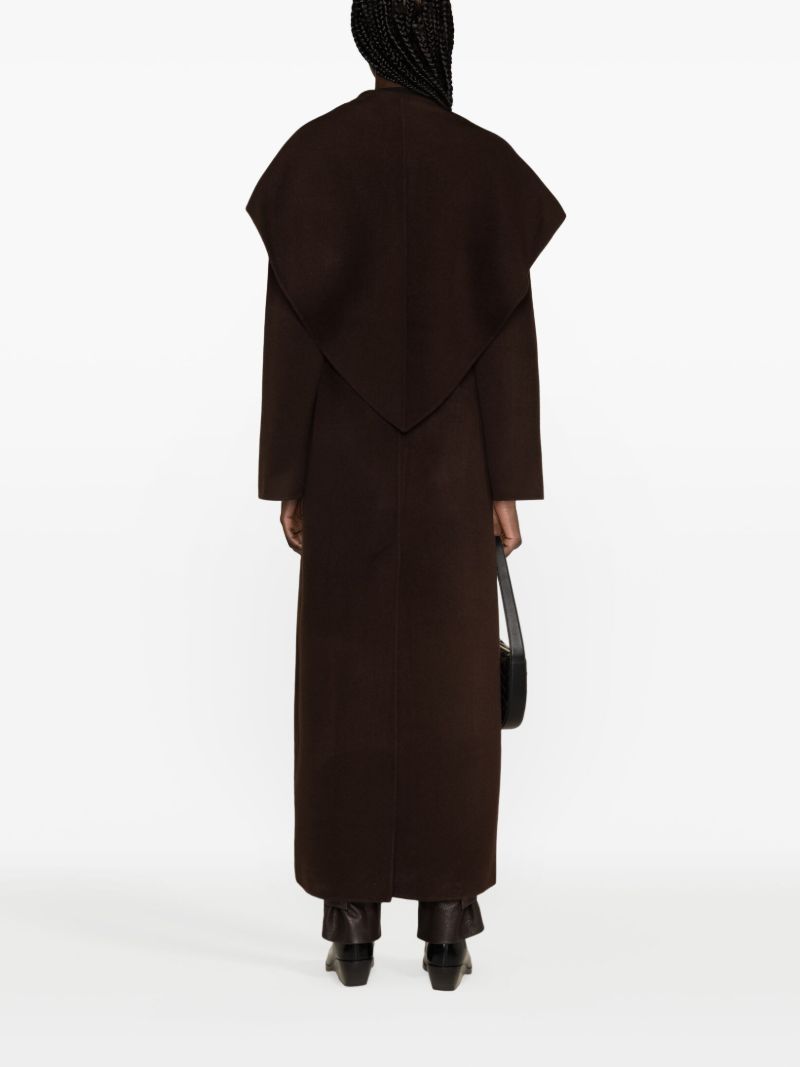 Brown Zinnia Wool Coat