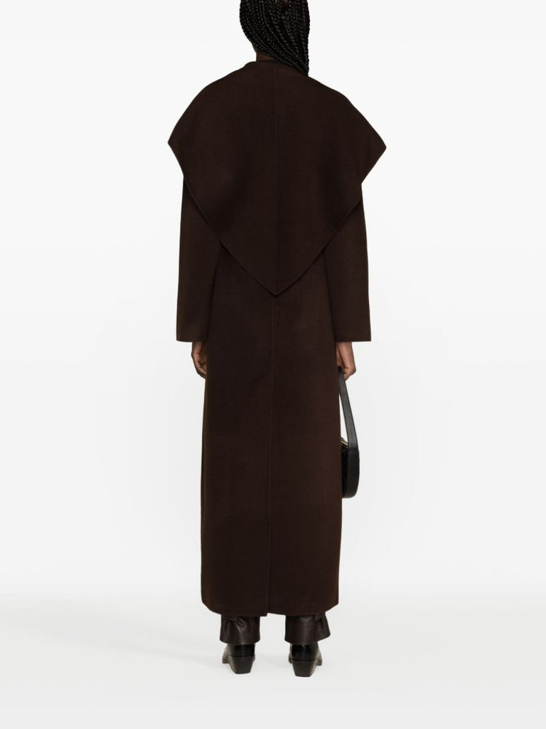 Brown Zinnia Wool Coat