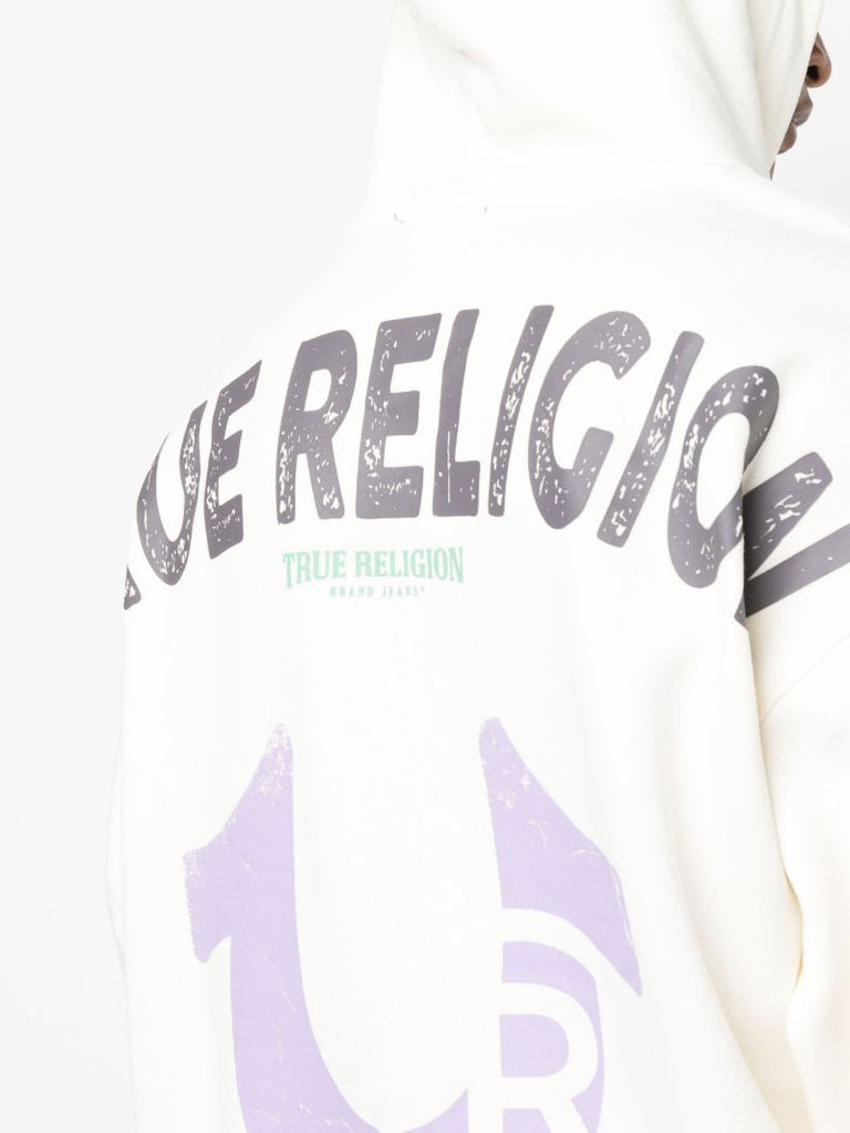 White Utopia Cotton Hoodie