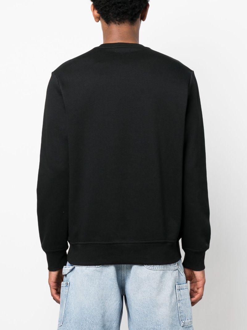 Black Rockin Buddha Cotton Sweatshirt