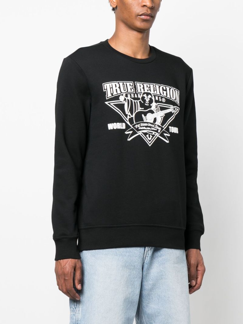 Black Rockin Buddha Cotton Sweatshirt