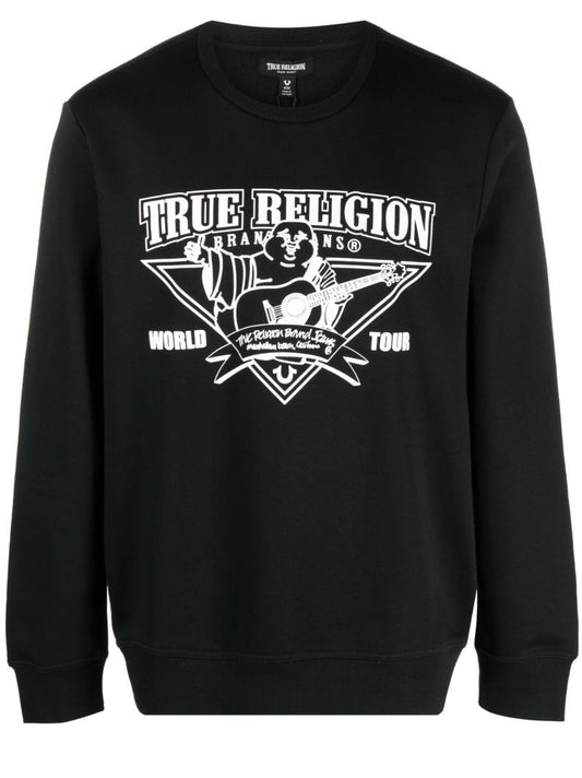 Black Rockin Buddha Cotton Sweatshirt