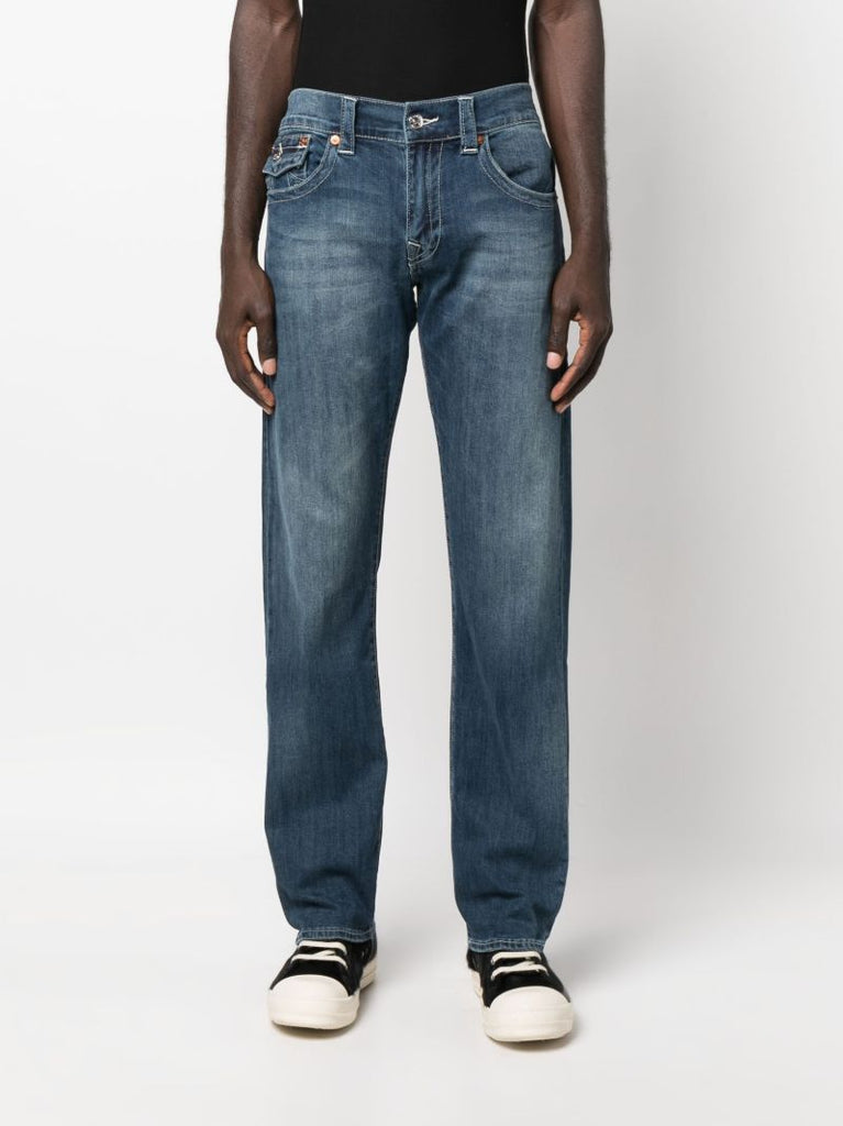 Blue Ricky Straight-leg Jeans