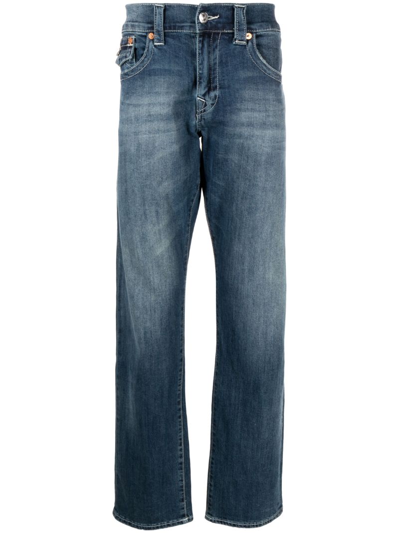 Blue Ricky Straight-leg Jeans