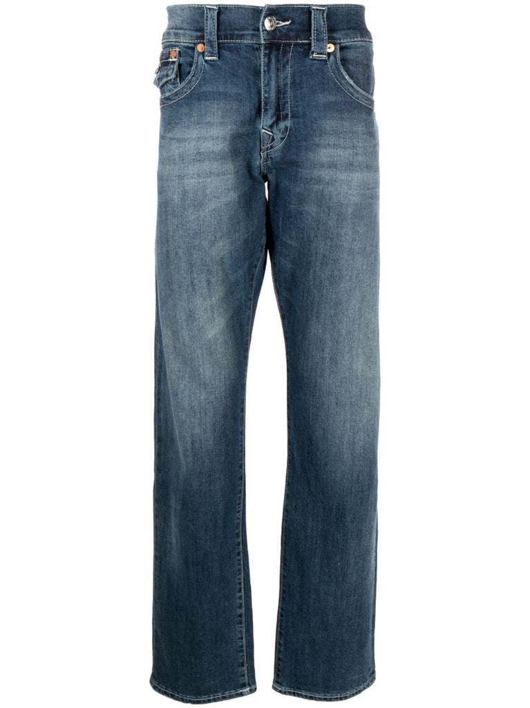 Blue Ricky Straight-leg Jeans