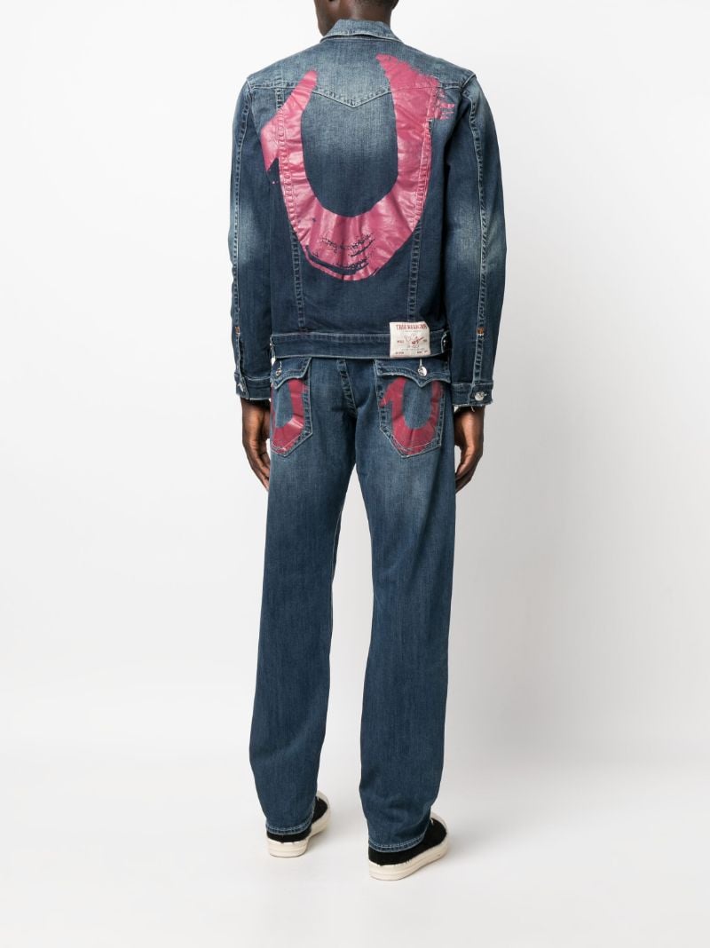 Blue Ricky Straight-leg Jeans