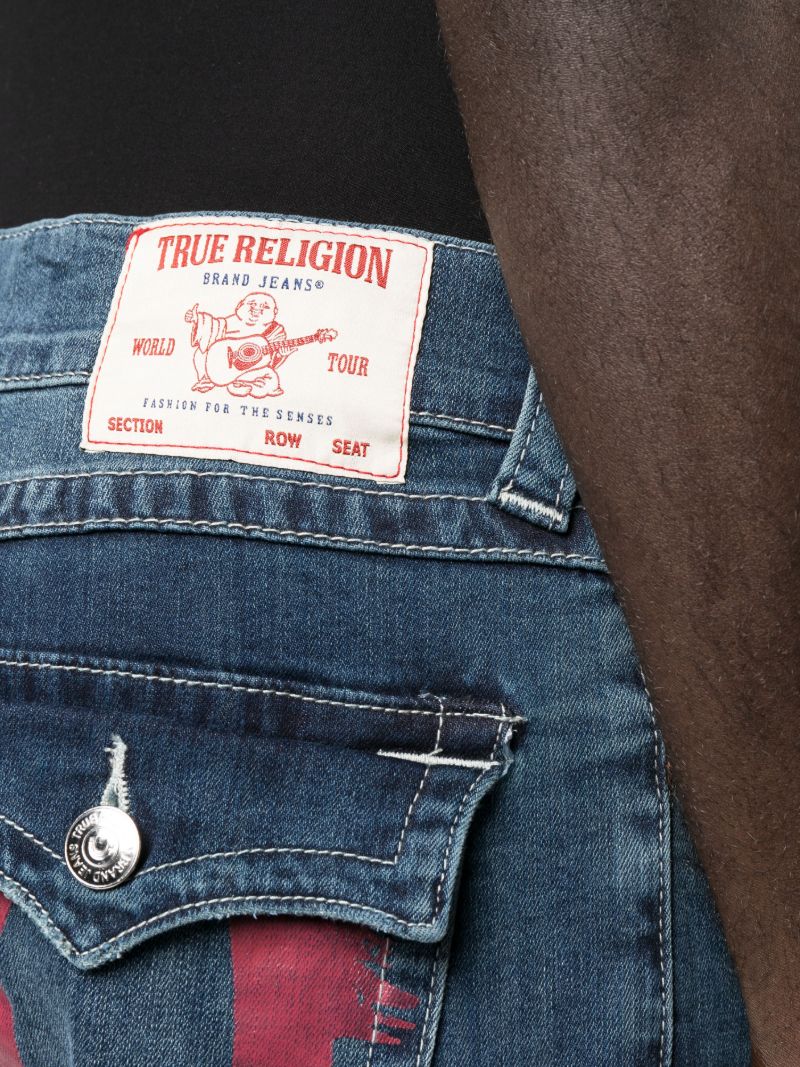 Blue Ricky Straight-leg Jeans