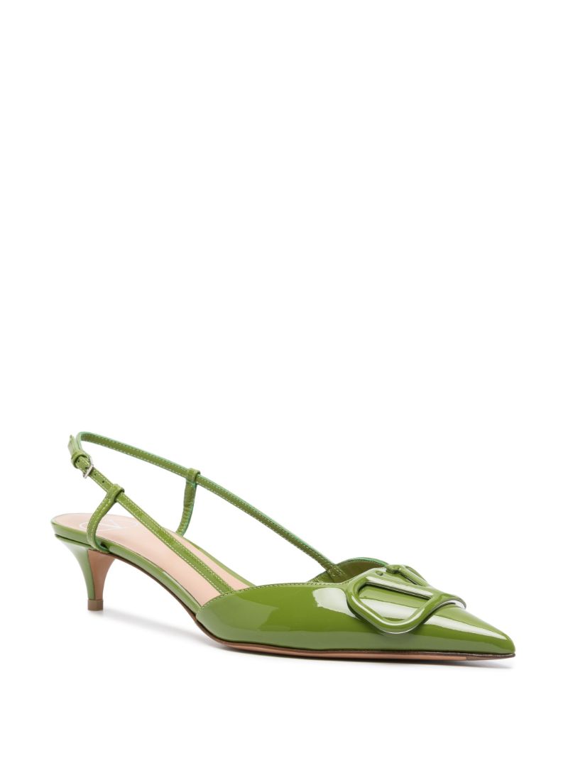 Green Vlogo Signature 40 Slingback Pumps