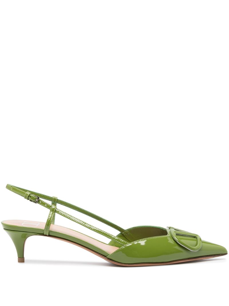 Green Vlogo Signature 40 Slingback Pumps