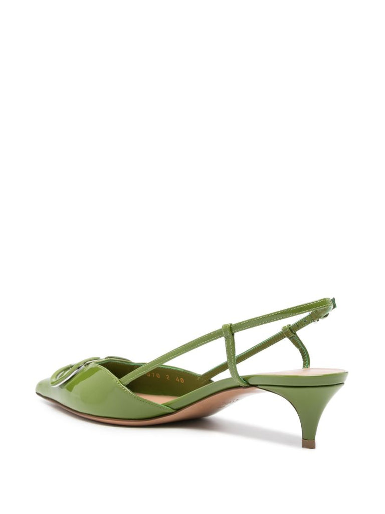Green Vlogo Signature 40 Slingback Pumps