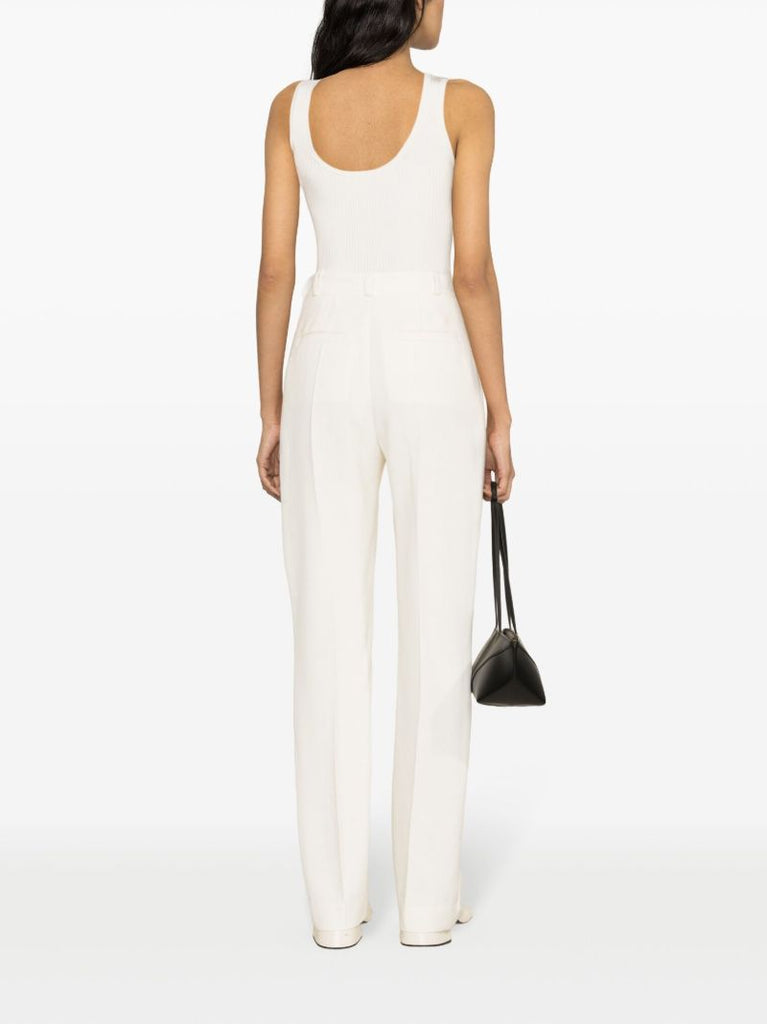 Neutral Gabrielle Tailored Trousers