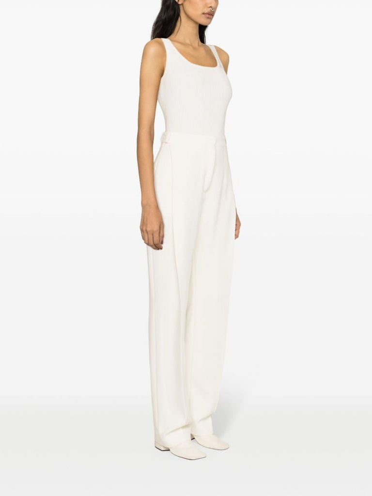 Neutral Gabrielle Tailored Trousers