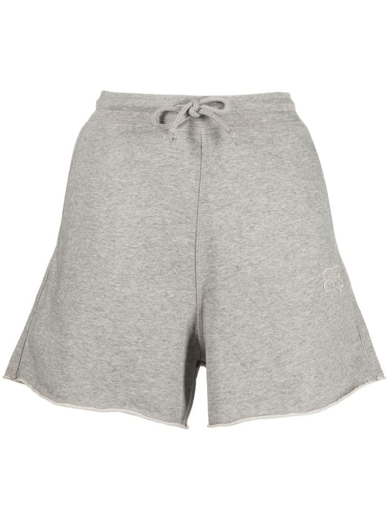 Grey Isoli Organic Cotton Drawstring Shorts