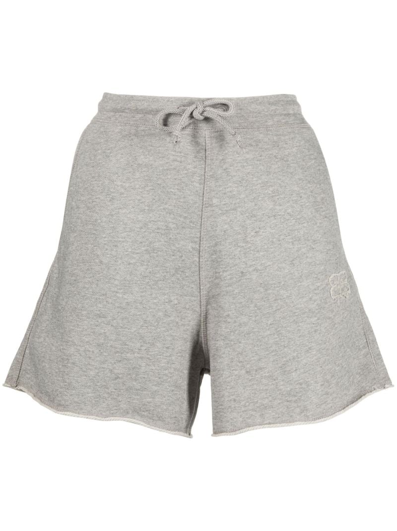 Grey Isoli Organic Cotton Drawstring Shorts