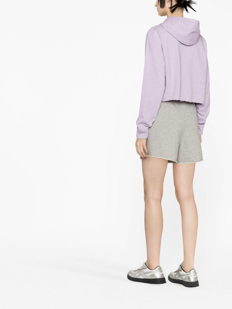 Grey Isoli Organic Cotton Drawstring Shorts
