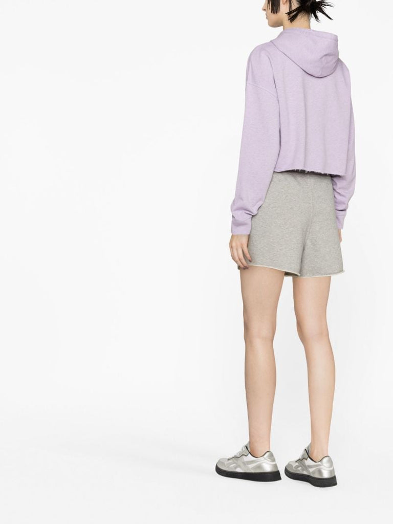 Grey Isoli Organic Cotton Drawstring Shorts