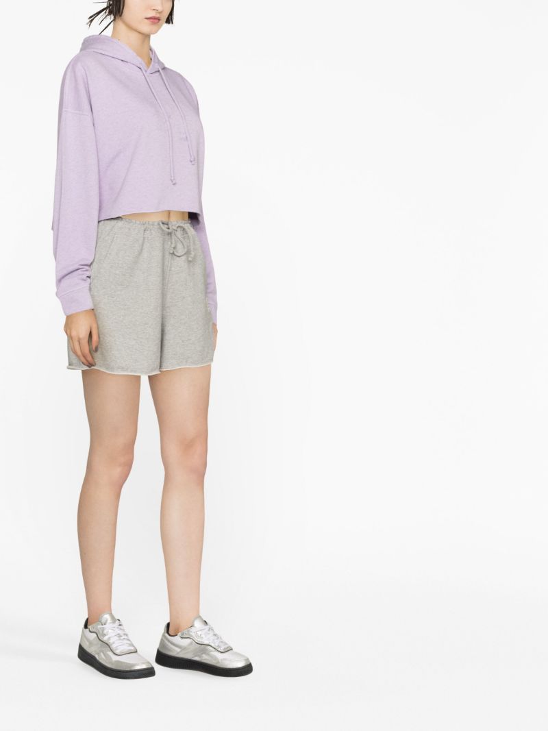 Grey Isoli Organic Cotton Drawstring Shorts