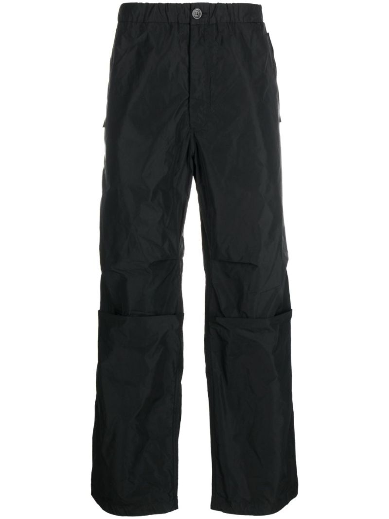 Black Straight-leg Trousers