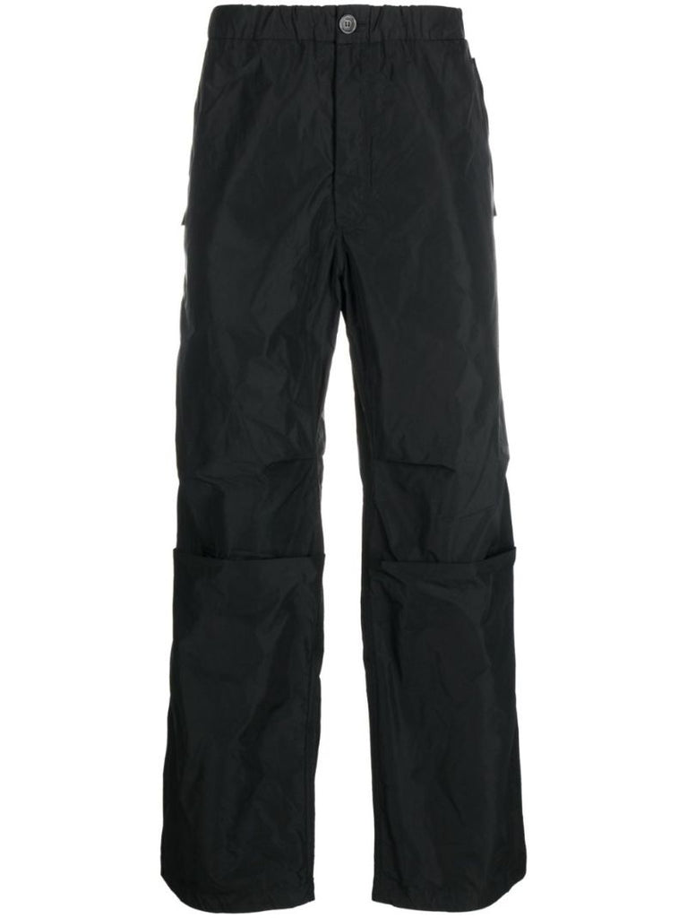 Black Straight-leg Trousers
