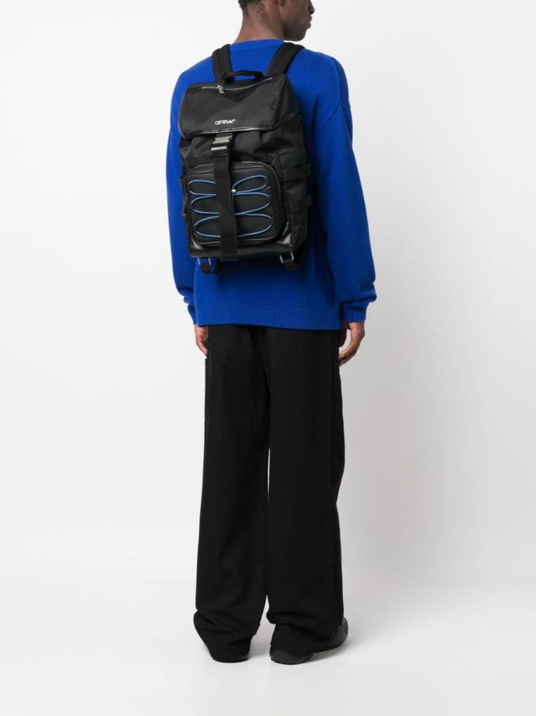 Black Courrie Drawstring Backpack