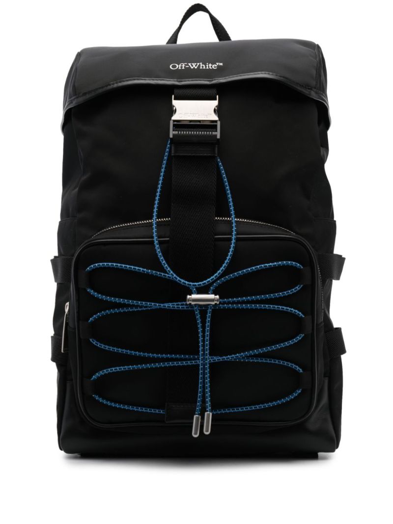 Black Courrie Drawstring Backpack