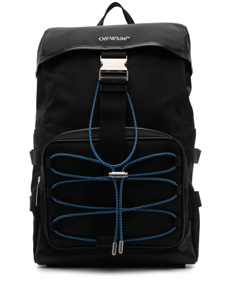 Black Courrie Drawstring Backpack