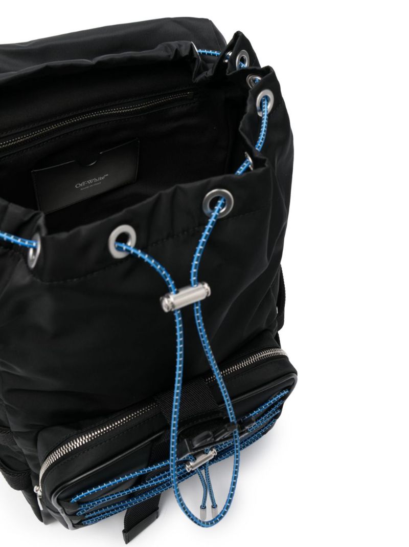 Black Courrie Drawstring Backpack