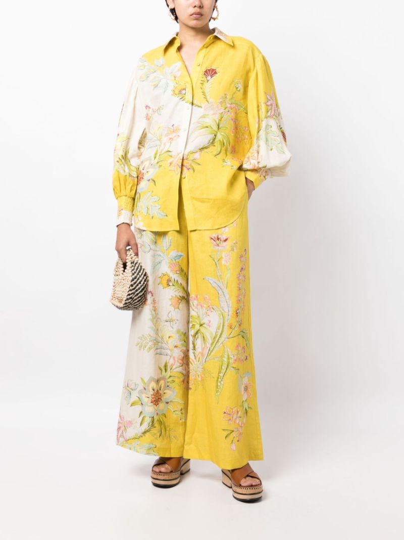Yellow Ira Linen Shirt