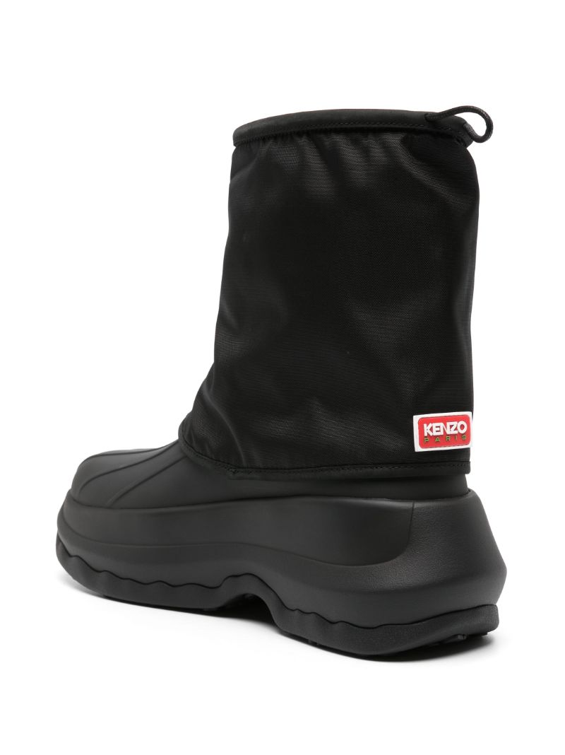 X Hunter Black Ankle Boots