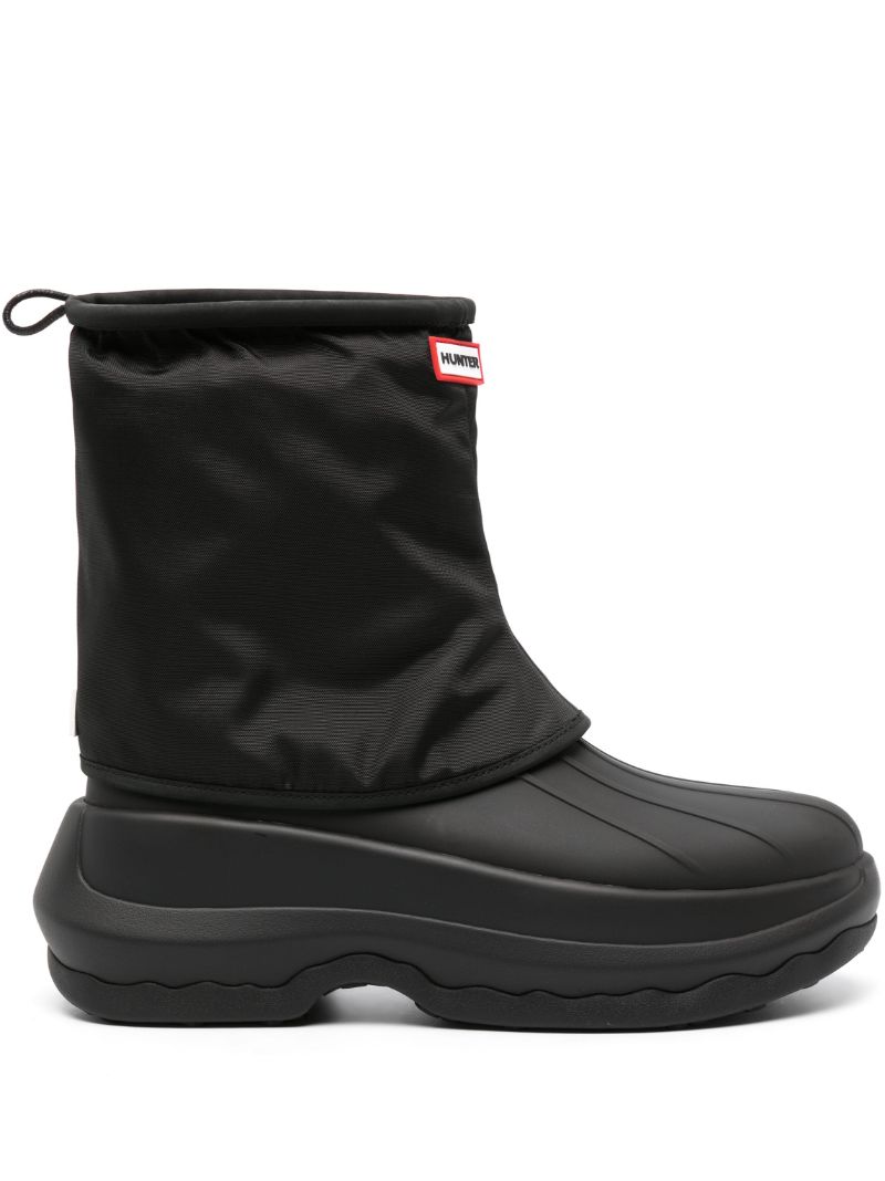 X Hunter Black Ankle Boots