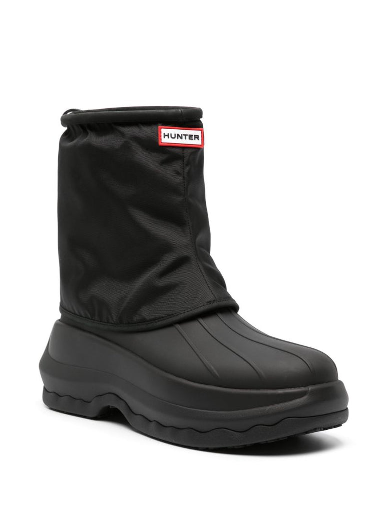 X Hunter Black Ankle Boots