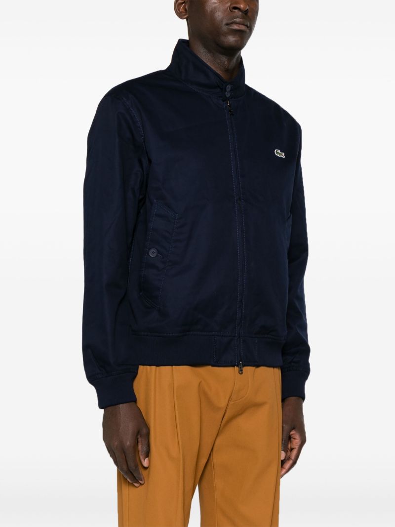 Blue Logo-appliquÃ_x0083_Â© Cotton Jacket