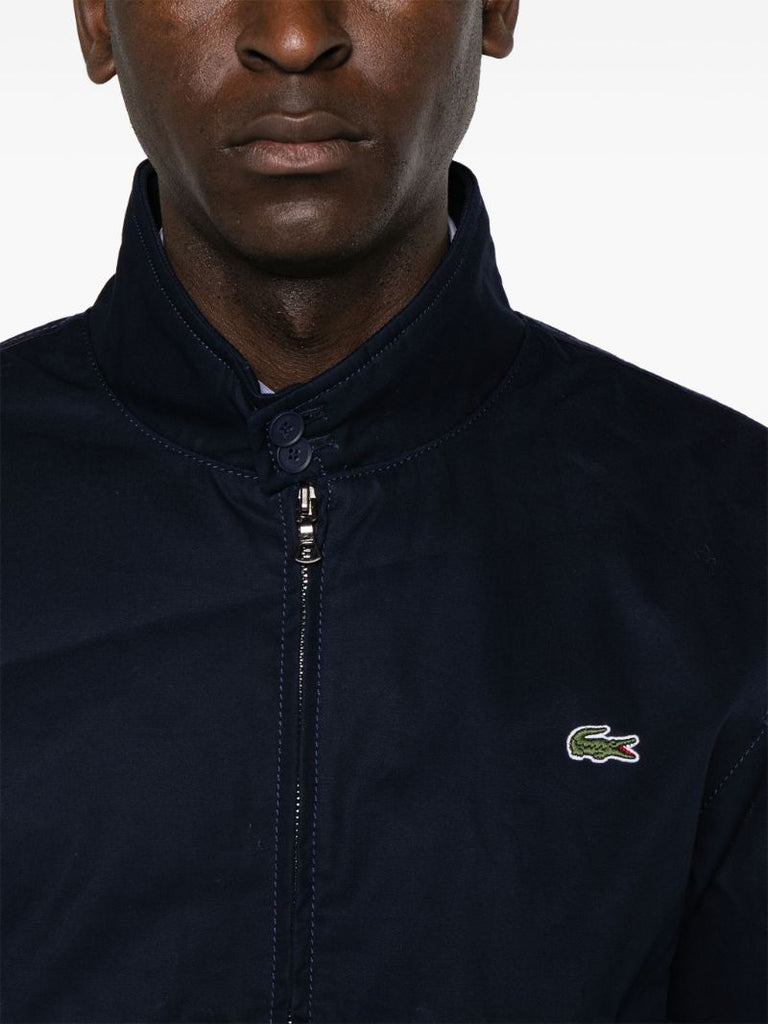 Blue Logo-appliquÃ_x0083_Â© Cotton Jacket