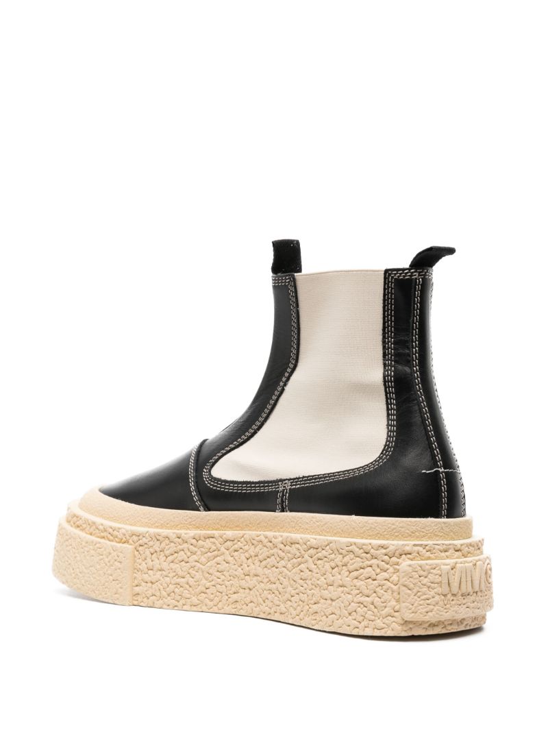 Black Leather Chelsea Boots