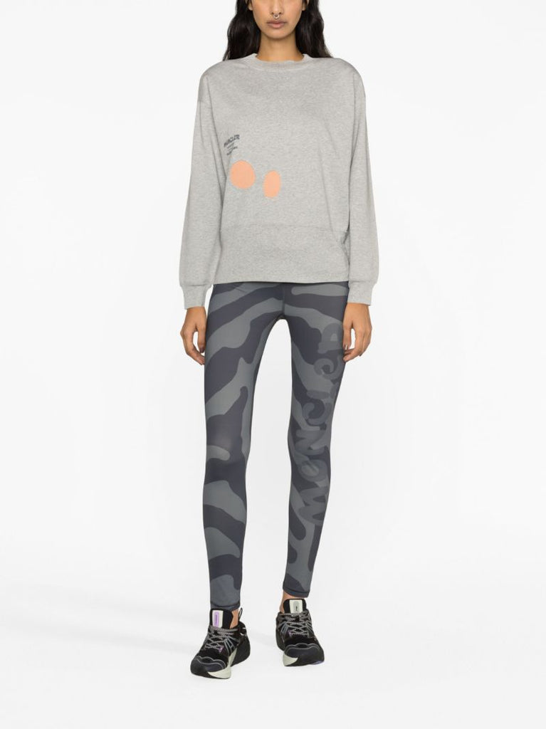 X Salehe Bembury Grey Logo-print Sweatshirt