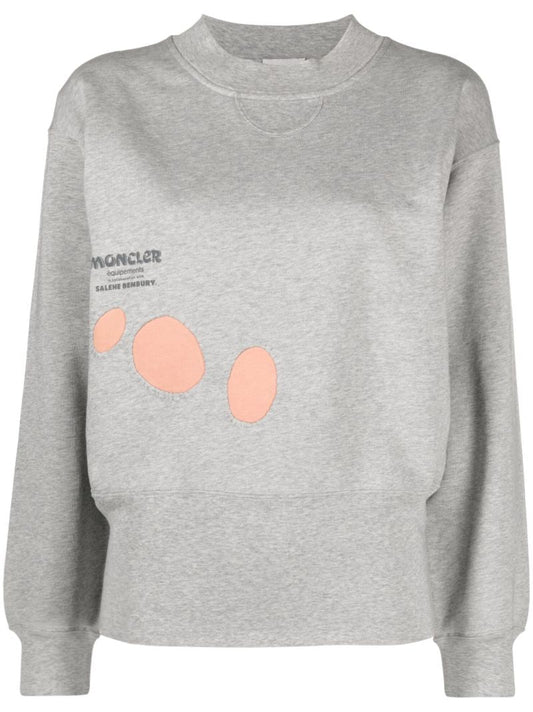 X Salehe Bembury Grey Logo-print Sweatshirt