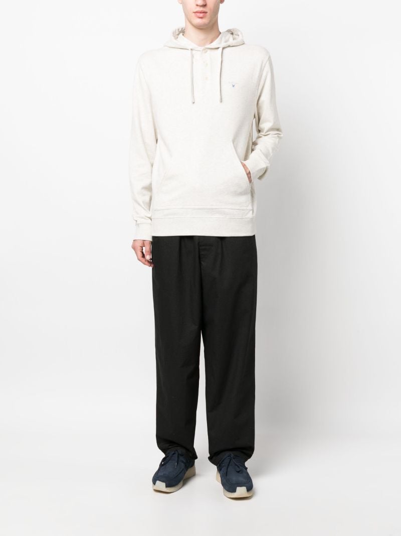 Neutral Heton Cotton Hoodie