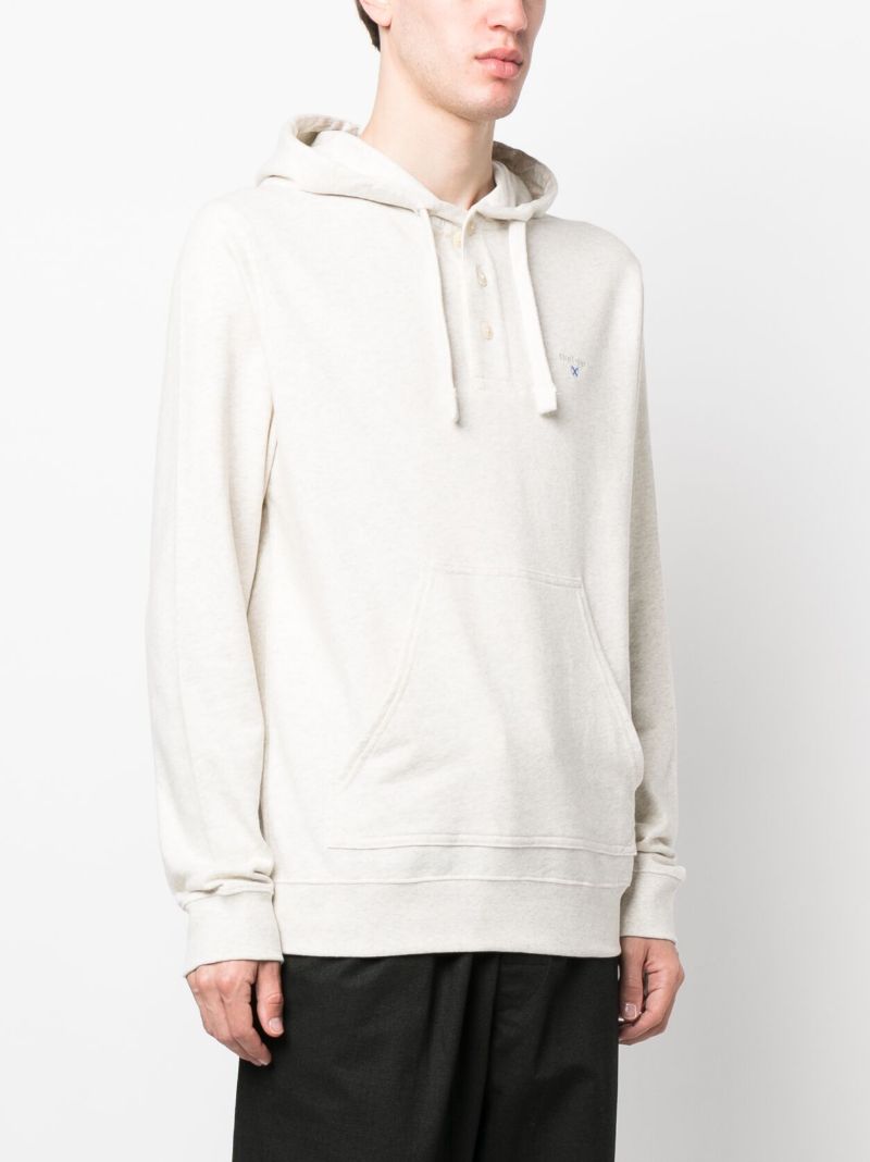 Neutral Heton Cotton Hoodie