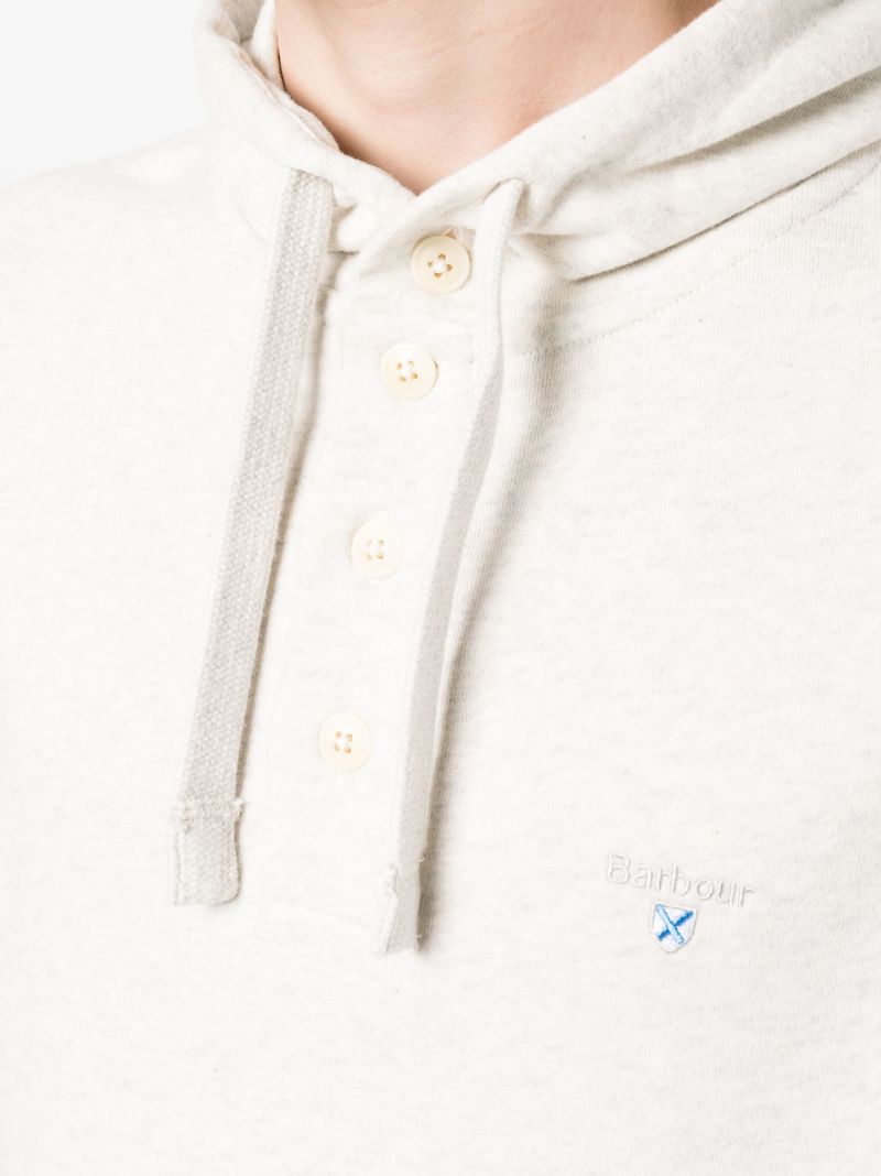 Neutral Heton Cotton Hoodie