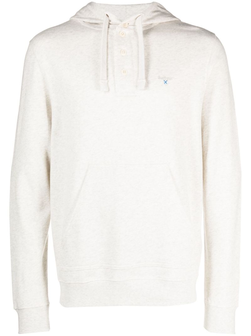 Neutral Heton Cotton Hoodie