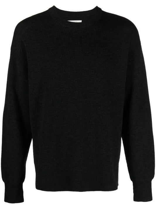 Black Naval Merino-wool Sweater