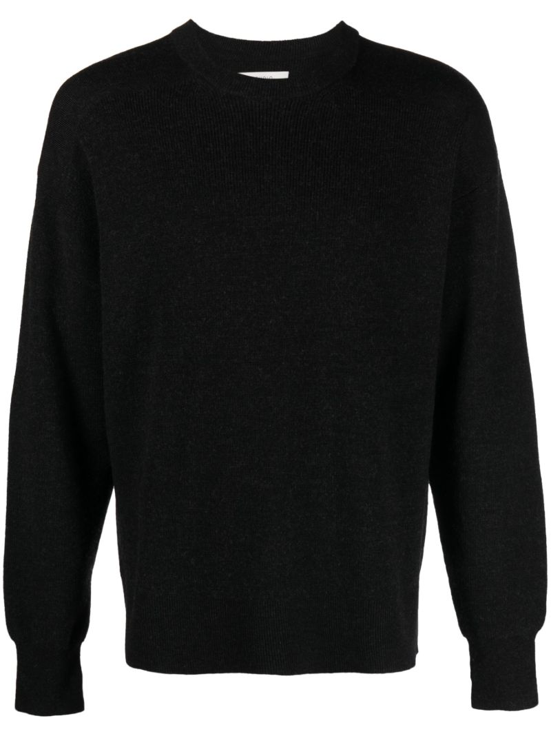 Black Naval Merino-wool Sweater