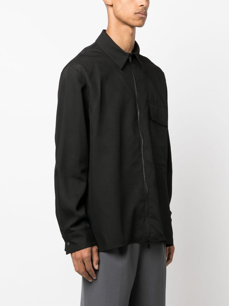 Black Batra Shirt Jacket