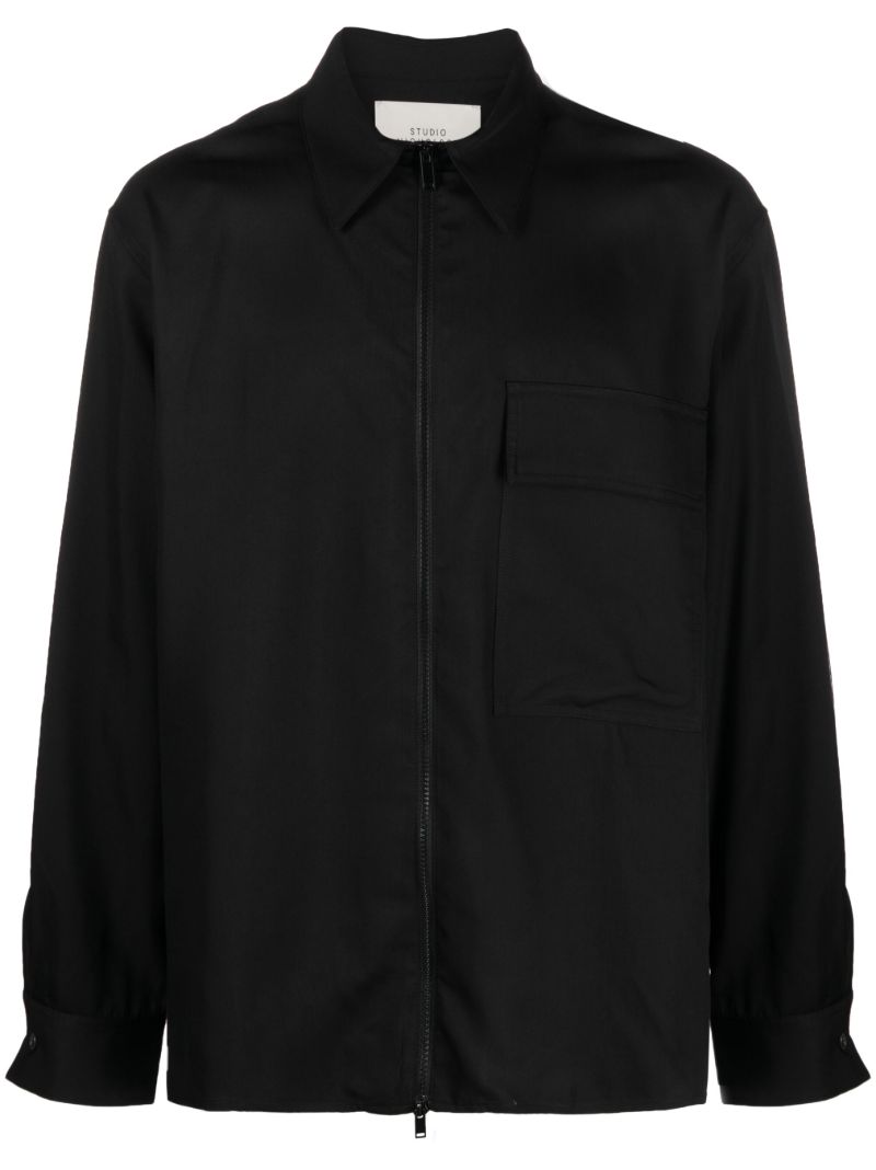 Black Batra Shirt Jacket