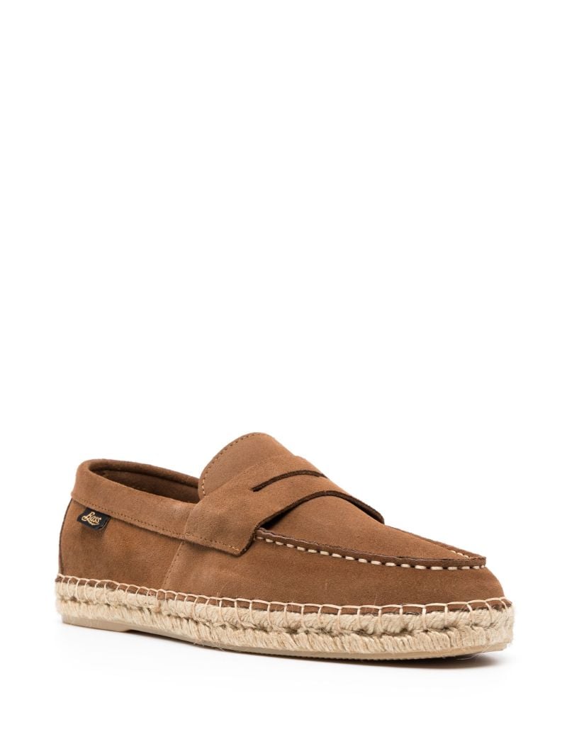 Brown Saddle Suede Espadrilles