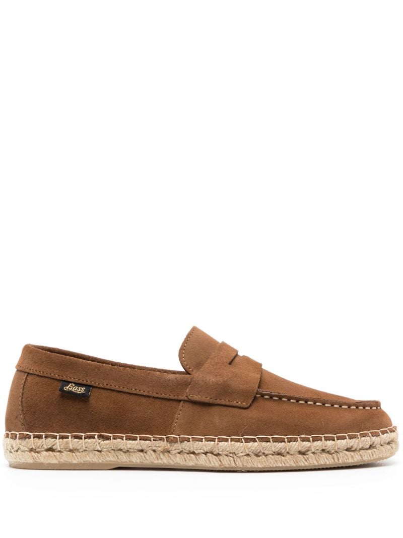 Brown Saddle Suede Espadrilles